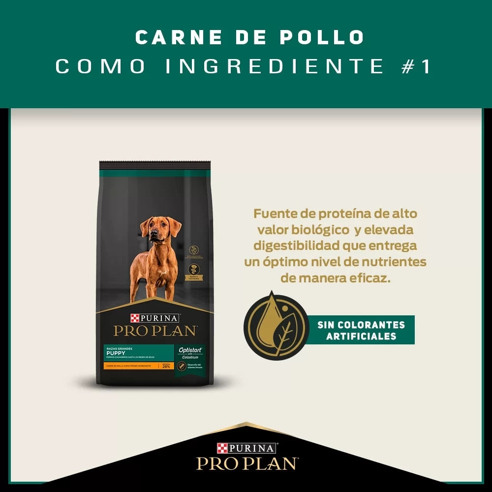 Pro Plan Puppy Razas Grandes de Pollo