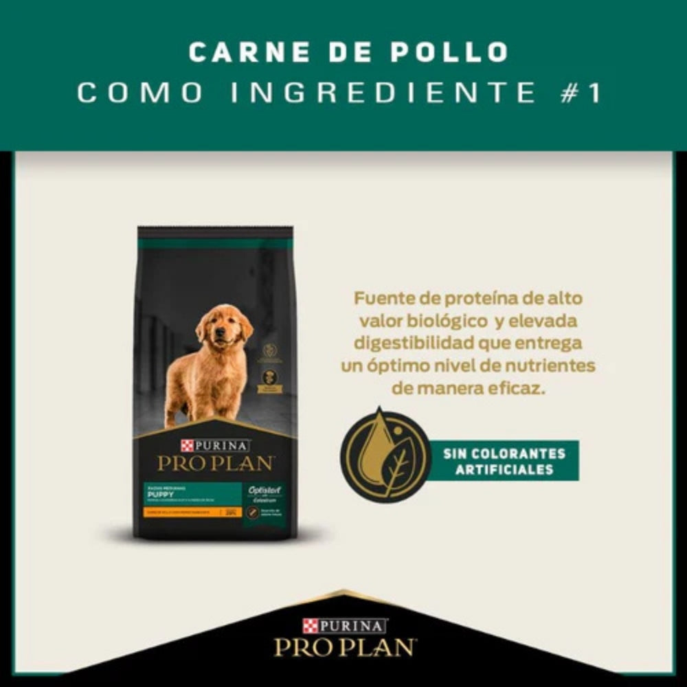 Pro Plan Puppy Razas Medianas de Pollo