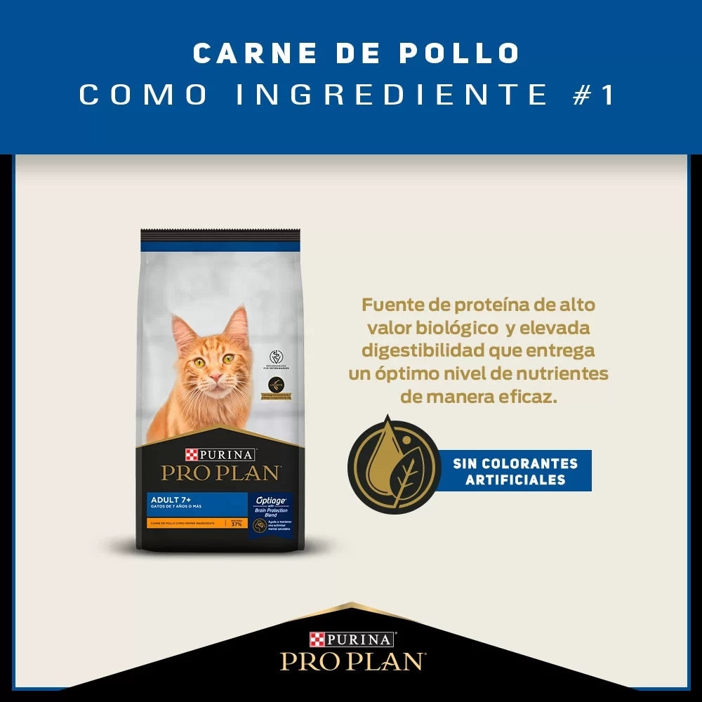 Pro Plan Adult 7+ Gatos