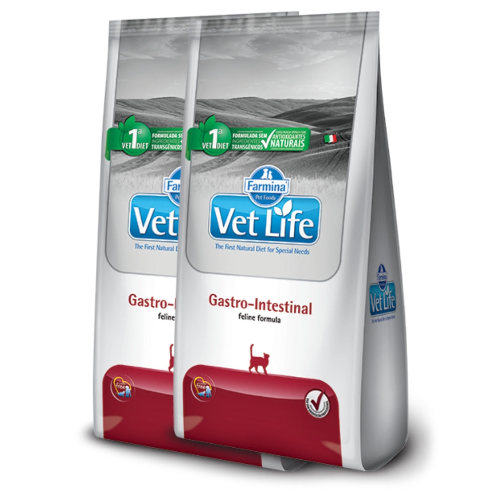 Vet Life Gastro Intestinal Feline – 2 bolsas