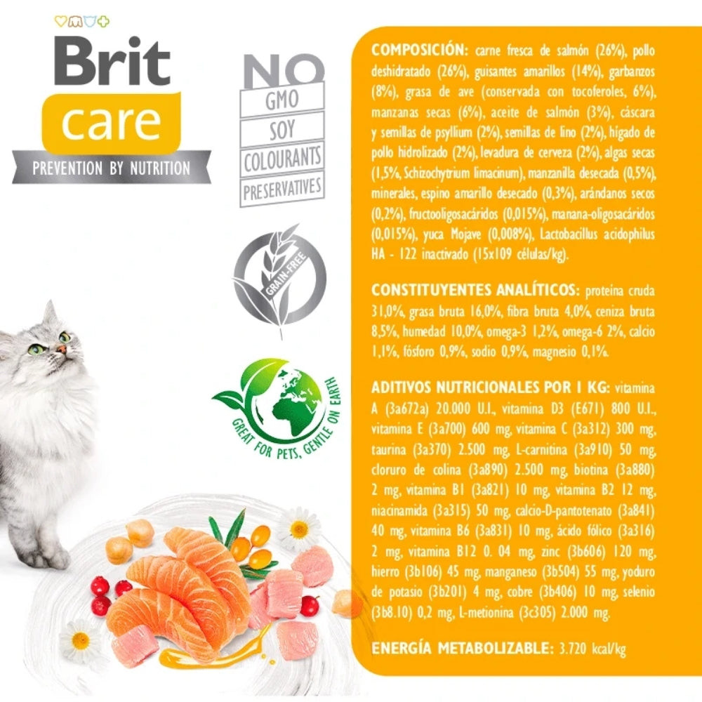 Brit Care Cat Haircare Fresh Salmon & Chicken