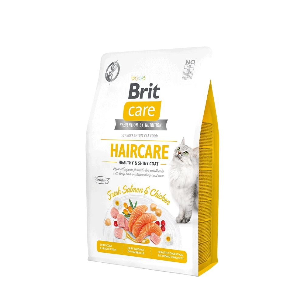 Brit Care Cat Haircare Fresh Salmon & Chicken