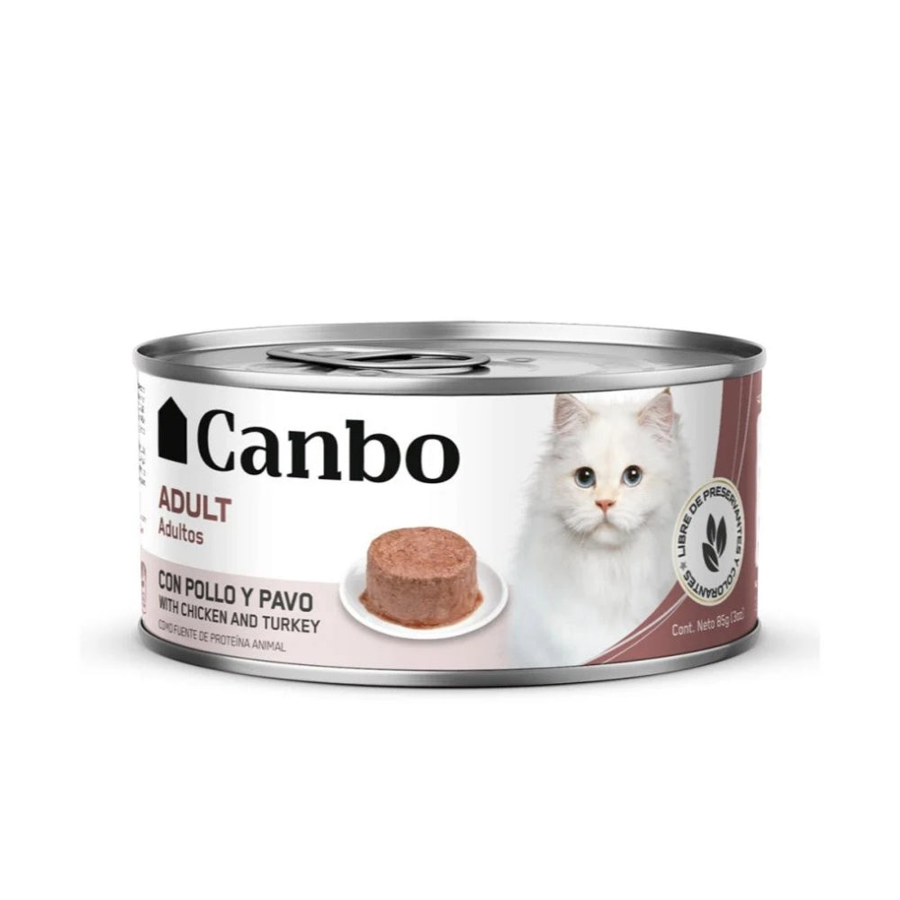 Canbo Gatos Adultos con Pollo y Pavo