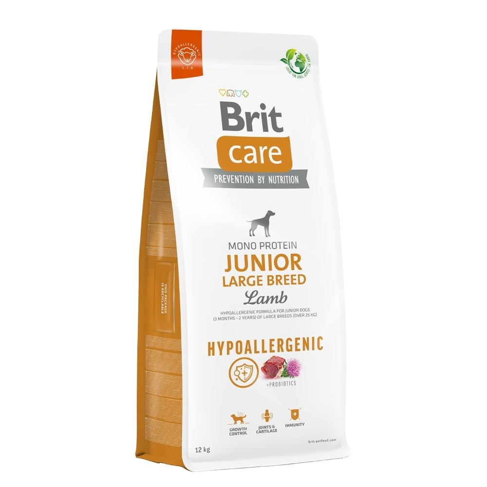 Brit Care Hypoallergenic Junior Large Breed Lamb