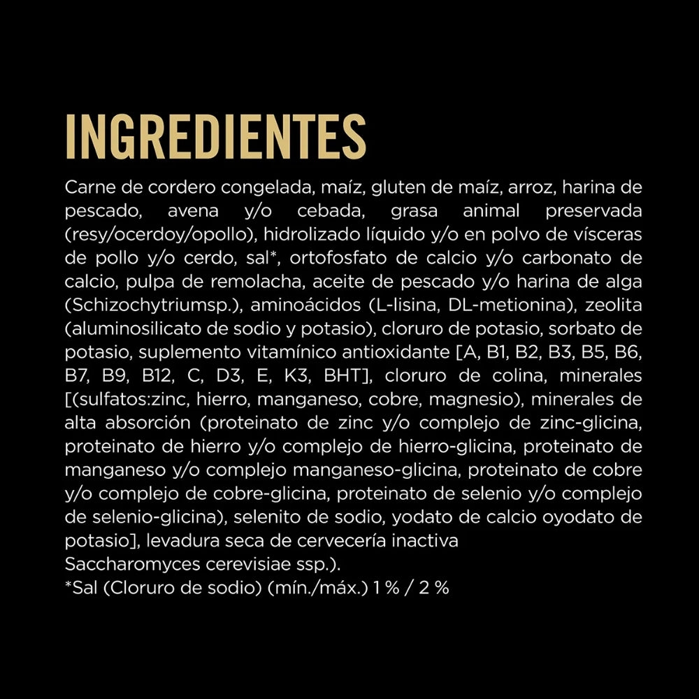Pro Plan Sensitive Skin Adultos Todas Las Razas de Cordero