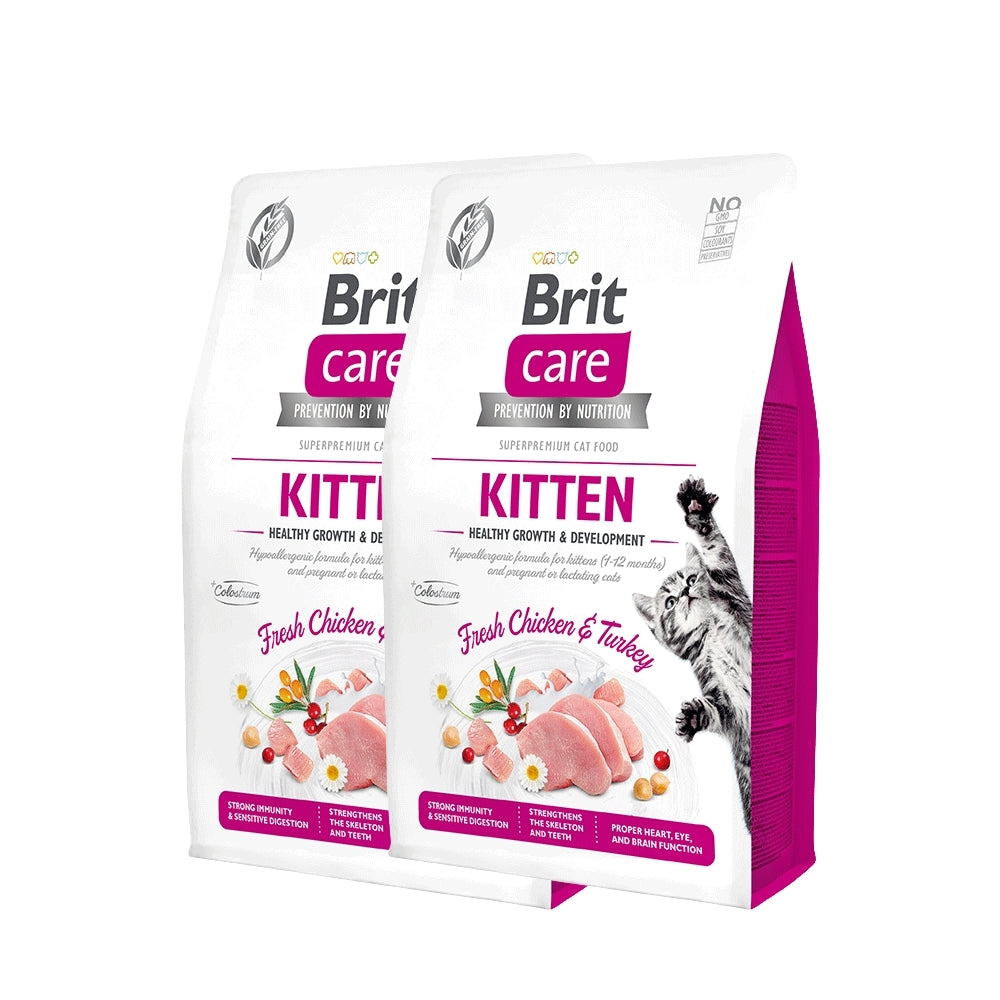 Brit Care Cat Kitten Fresh Chicken & Turkey – 2 bolsas