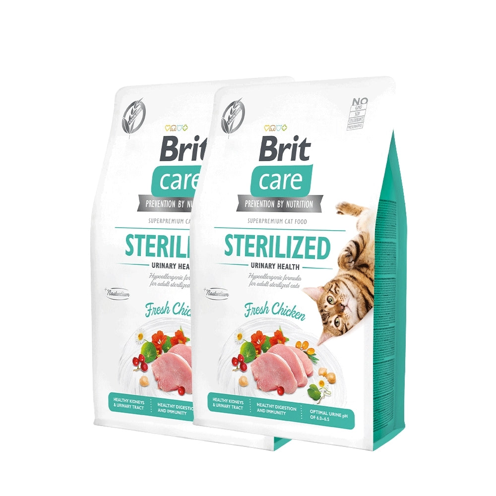Brit Care Cat Sterilized Urinary Health Fresh Chicken – 2 bolsas