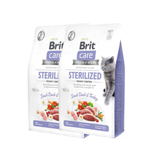 Brit Care Cat Sterilized Weight Control Fresh Duck & Turkey – 2 bolsas
