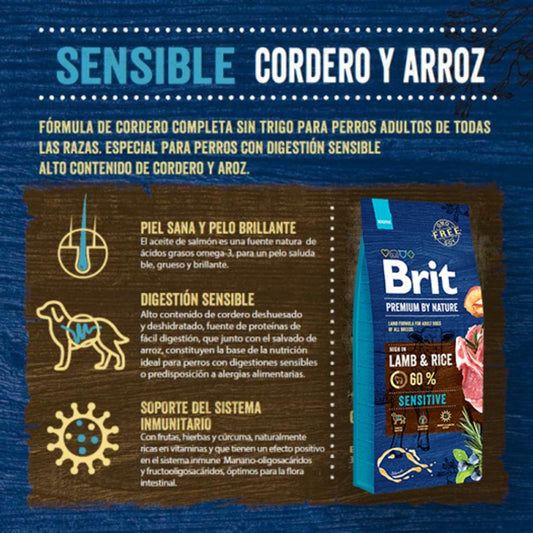Brit Premium by Nature Adult Sensitive Lamb