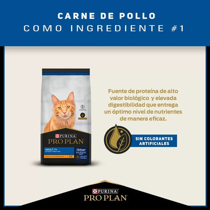 Pro Plan Adult 7+ Gatos