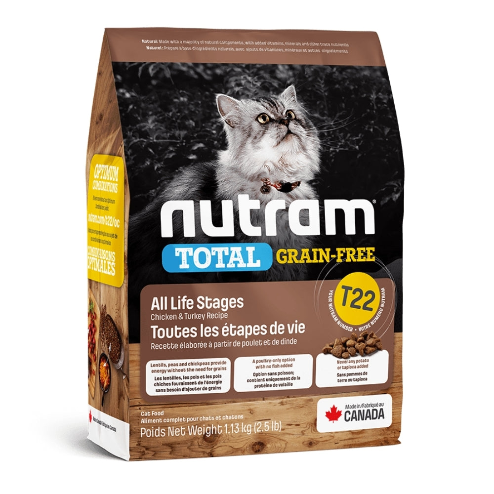 Nutram T22 All Life Stages Cat Chicken & Turkey