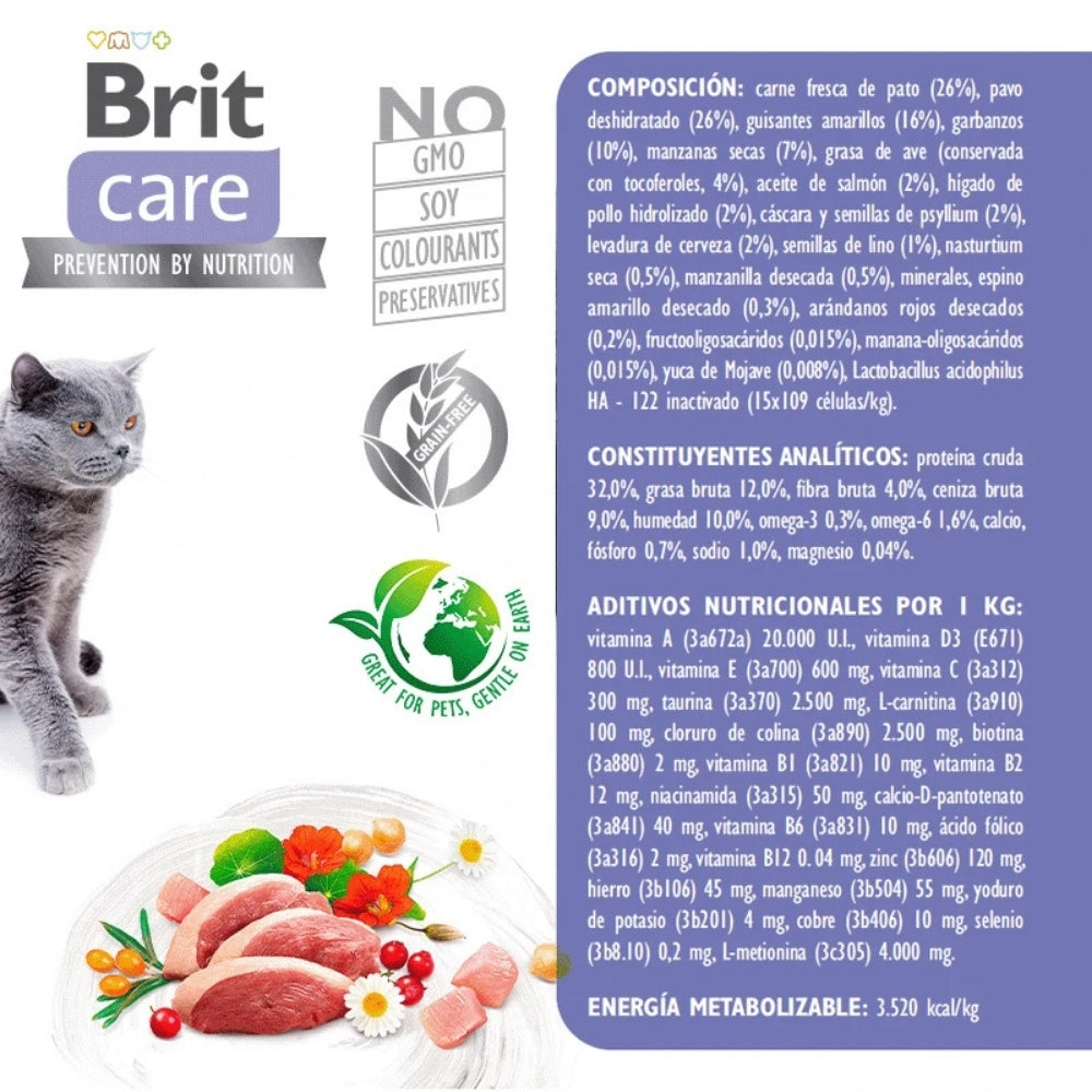 Brit Care Cat Sterilized Weight Control Fresh Duck & Turkey