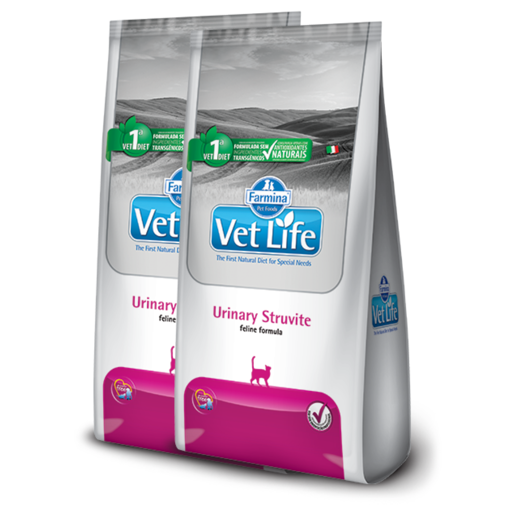 Vet Life Urinary Struvite Feline – 2 bolsas