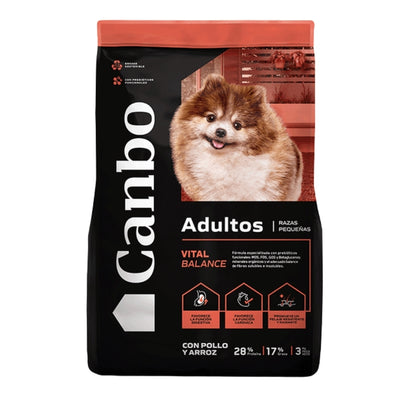 Canbo Adultos Vital Balance Razas Pequeñas con Pollo y Arroz