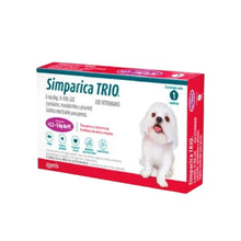 Simparica Trio (Morado) (2.6 – 5 kg) – Caja X 3 Tab.