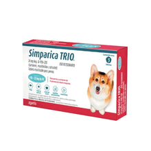 Simparica Trio (Azul) (10 – 20 Kg.) – Caja X 3 Tab.