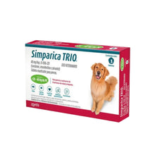 Simparica Trio (Verde) (20.1 – 40 Kg.) – Caja X 3 Tab.