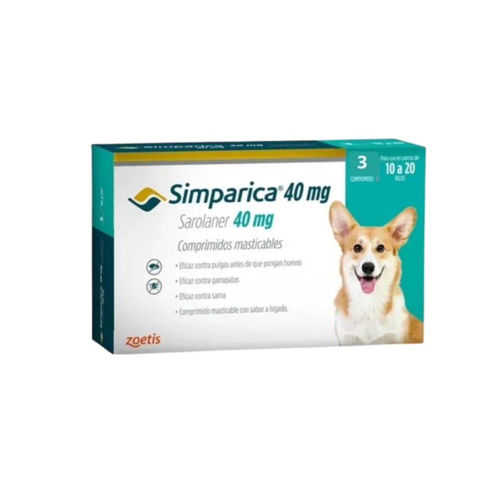 Simparica – (10 a 20 Kg)