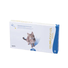 Revolution para Gatos 6% (2.5 a 7.5 Kg.) (Azul) – Caja X 3 Pipetas