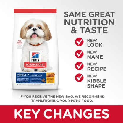 Hills SD Canine Adult 7+ Small Bites Chicken Meal