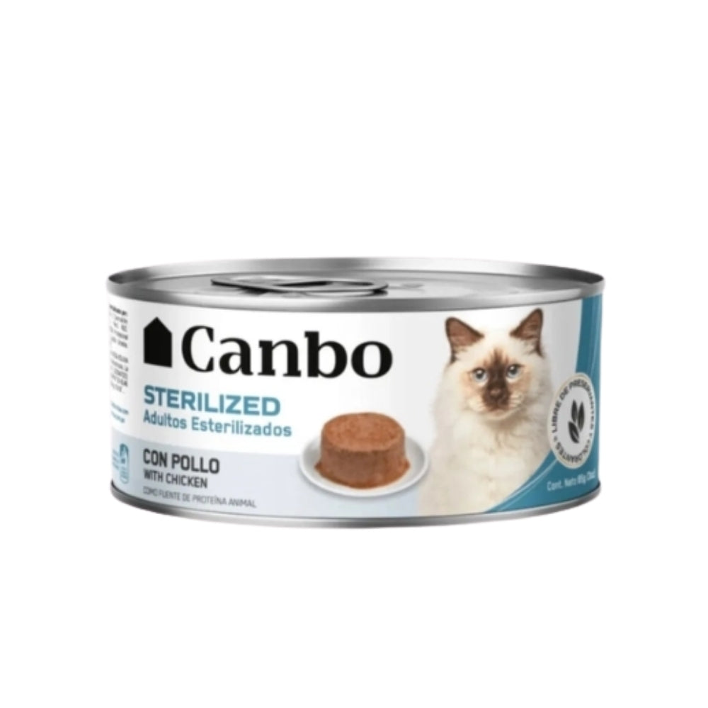 Canbo Gatos Adultos Esterilizados con Pollo