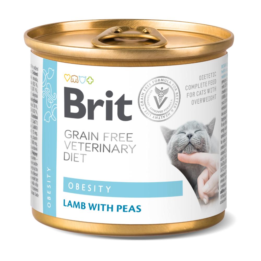 Brit GF Vet Diets Cat Obesity - 200 gr.