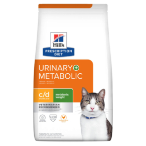 Hills PD Feline c/d Urinary + Metabolic - 2.88 kg.