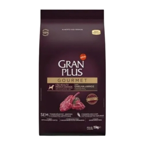 Gran Plus Gourmet Adulto Razas Medianas y Grandes sabor Cordero & Arroz - 15 kg.