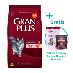 Gran Plus Castrado Salmon y Arroz + Pack Promo