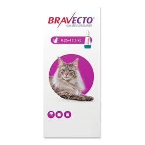 Bravecto gatos (6.25 - 12.5 kg) - 1.79 ml.