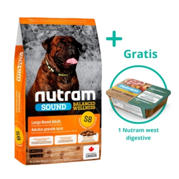 Nutram S8 + wet food