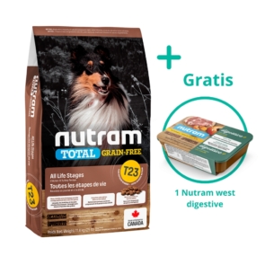 Nutram T23 + wet food