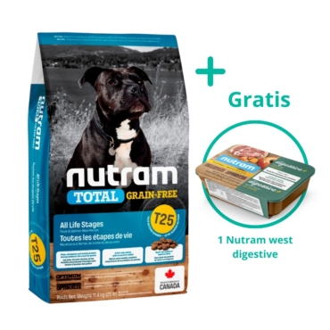 Nutram T25 + wet food