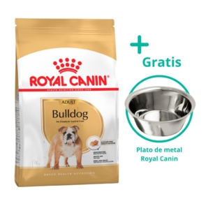 Royal Canin Adult Bulldog Ingles + plato