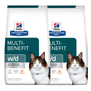 Hills PD Feline w/d Multi Benefit - 1.81 kg. - 2 bolsas por