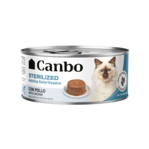 Canbo Gatos Adultos Esterilizados con Pollo - lata 85 gr