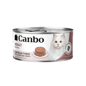 Canbo Gatos Adultos con Pollo y Pavo - lata 85 gr