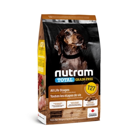 Nutram T27 All Life Stages Small & Toy Breed Dog Chicken & Turkey - 5.4 Kg