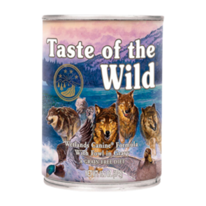 Taste of The Wild Wetlands with Fowl - lata 390 gr.