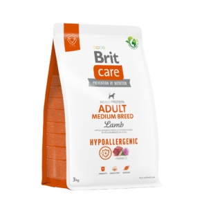 Brit Care Adult Medium Breed Lamb - 3 kg.